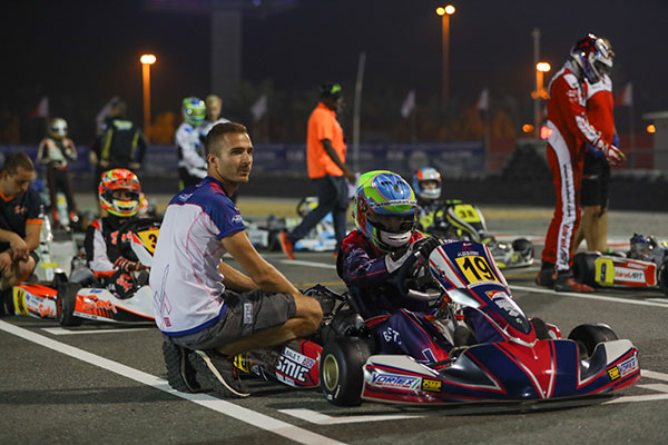 Tom Bale CIK World Championship Bahrain